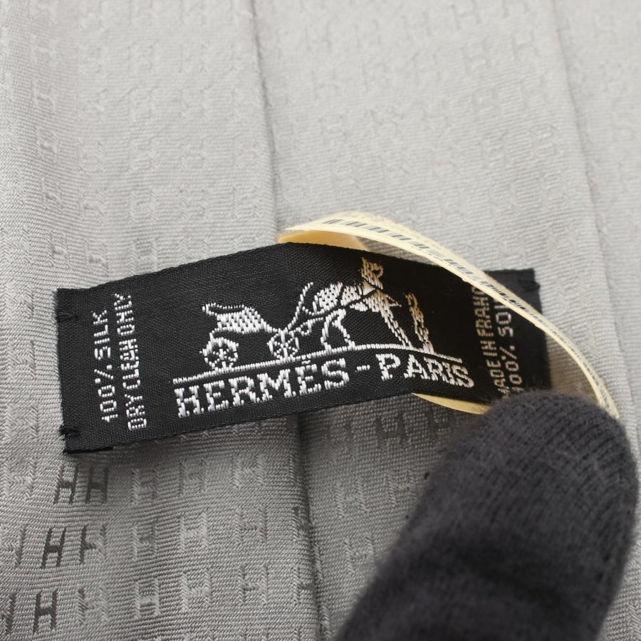 HERMES（エルメス） H柄 ブランドオフ シルク ネクタイ 中古 メンズ