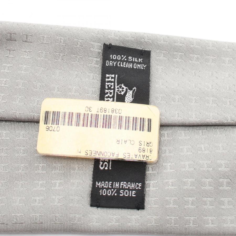 HERMES（エルメス） H柄 ブランドオフ シルク ネクタイ 中古 メンズ