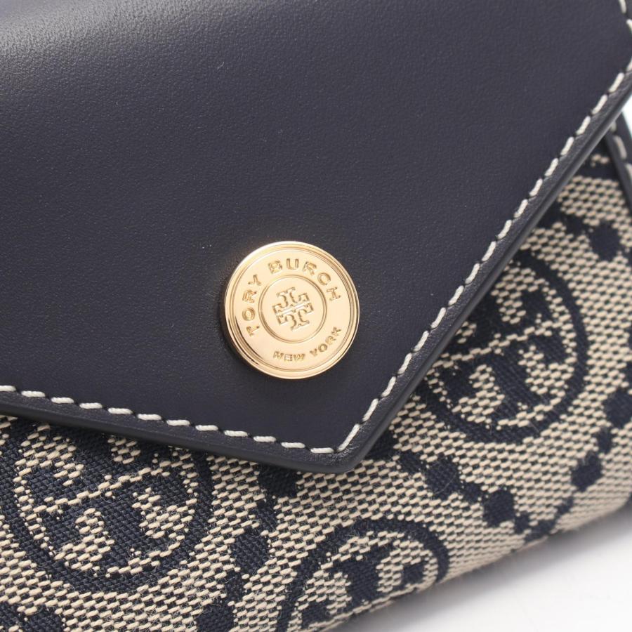 爆買 トリーバーチ Tモノグラム エンベロープ コンパクトウォレット ブランドオフ Tory Burch キャンバス 三つ折り財の画像