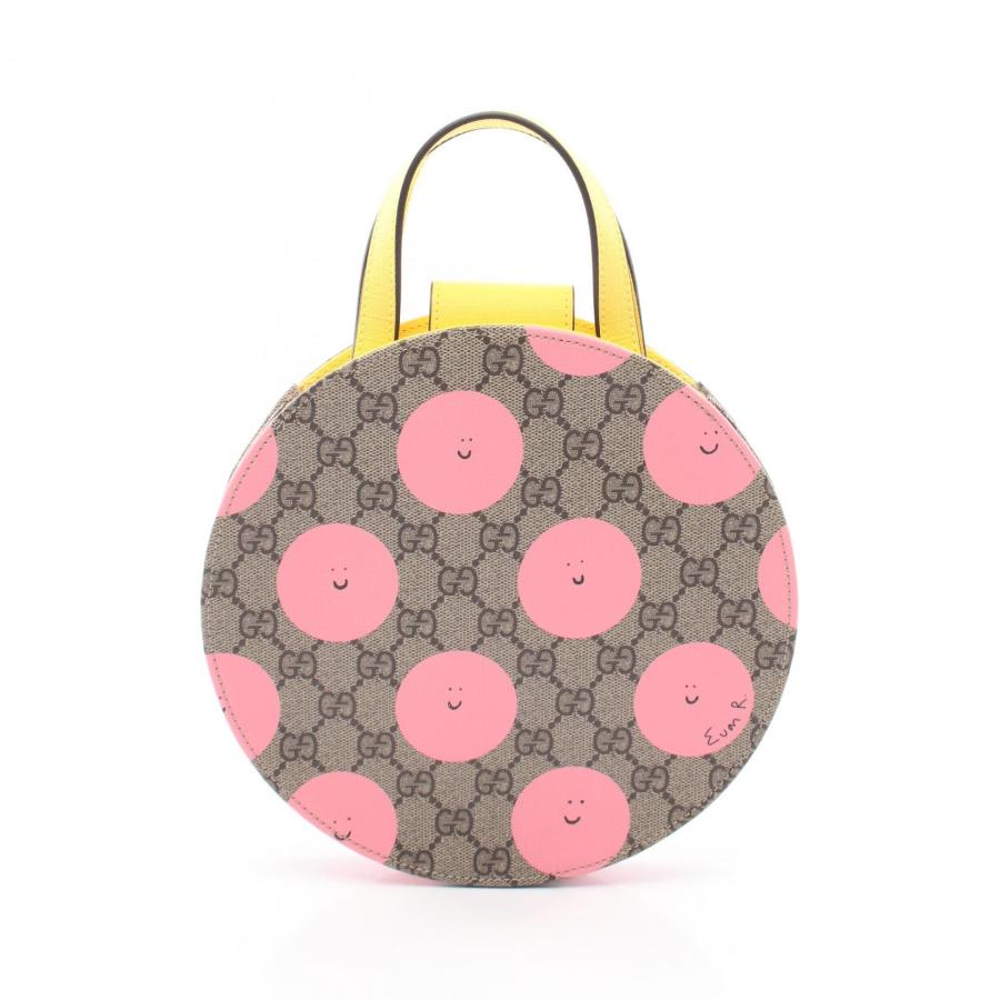 【GUCCI】チルドレンズ GGスプリーム PVC×レザー ハンドバッ GUCCI（グッチ） チルドレンズ GGスプリーム キッズ ブランドオフ
