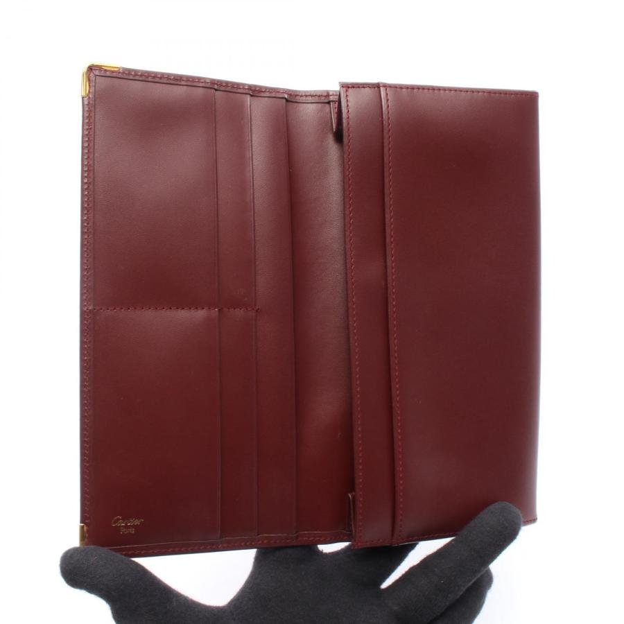 Cartier（カルティエ） マストライン ブランドオフ レザー 二つ折り長