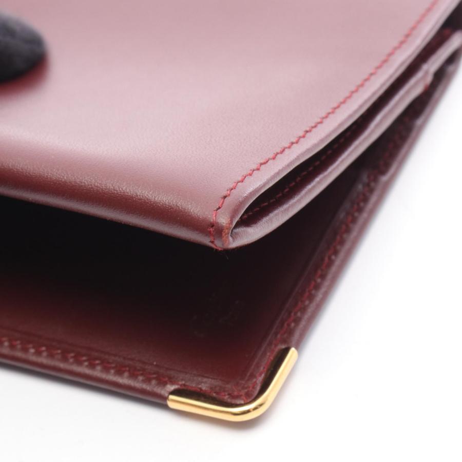 Cartier（カルティエ） マストライン ブランドオフ レザー 二つ折り長