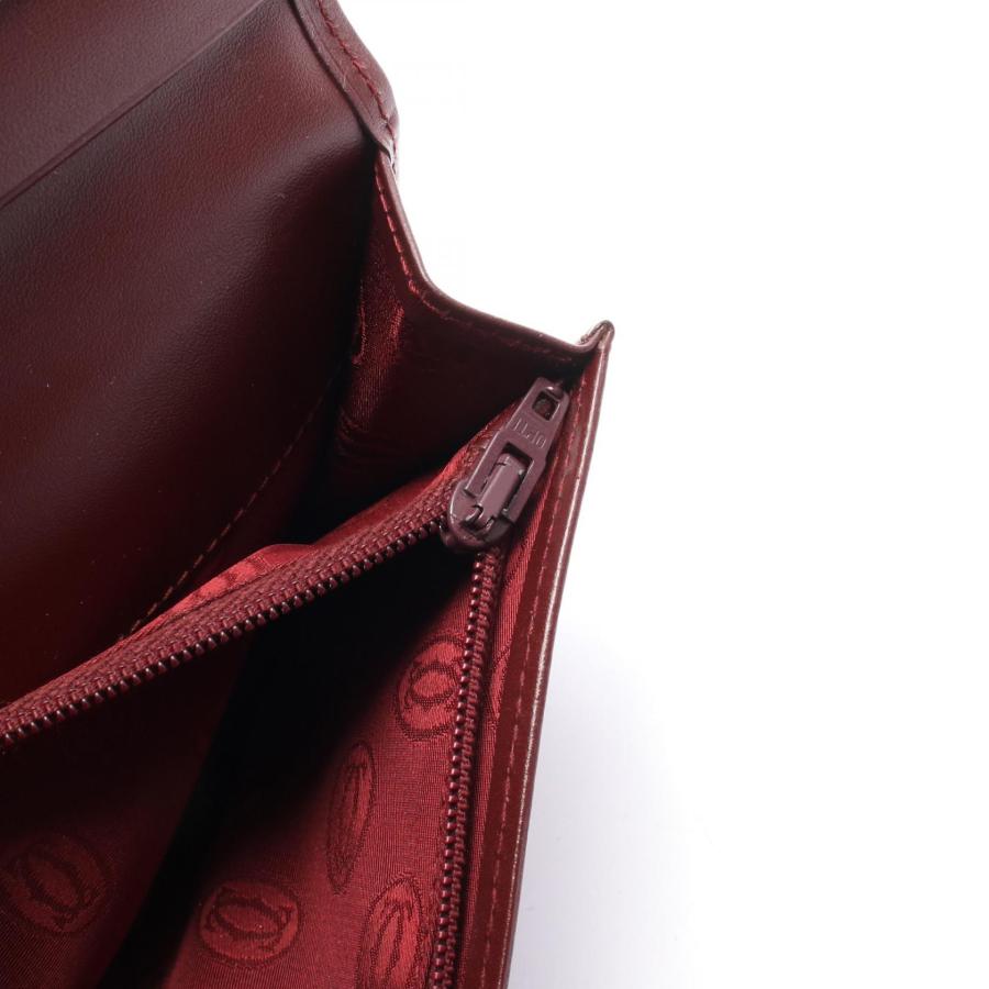 Cartier（カルティエ） マストライン ブランドオフ レザー 二つ折り長