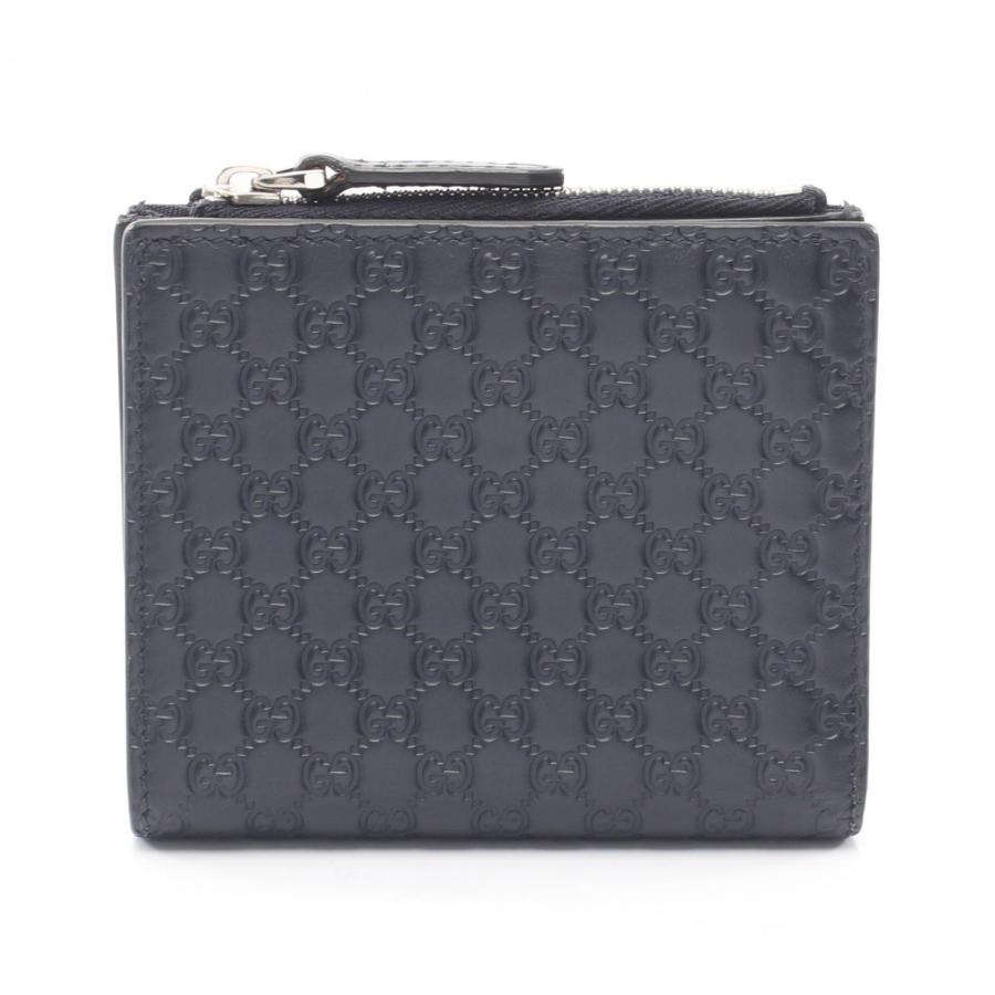 GUCCI（グッチ） マイクログッチシマ ブランドオフ レザー 二つ折り
