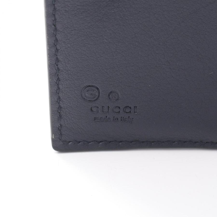 GUCCI（グッチ） マイクログッチシマ ブランドオフ レザー 二つ折り