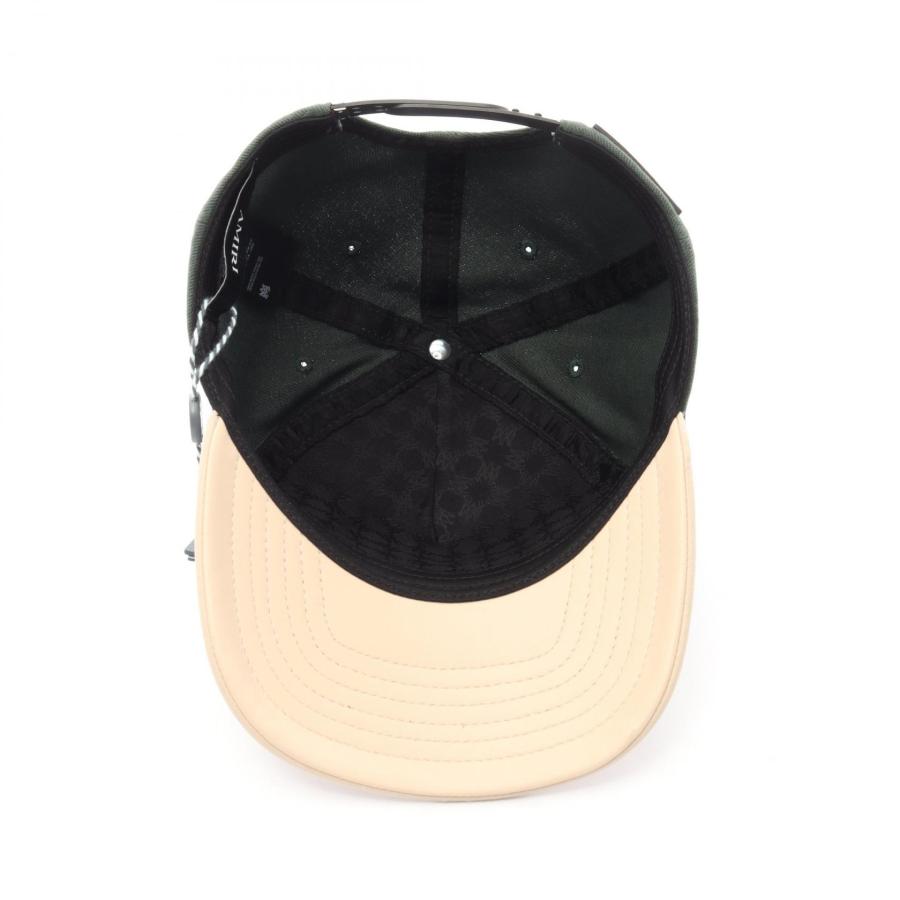 アミリ TWO TONE HAT ロゴ刺繍 ブランドオフ AMIRI レザー キャップ 綿 メンズ レディースの画像