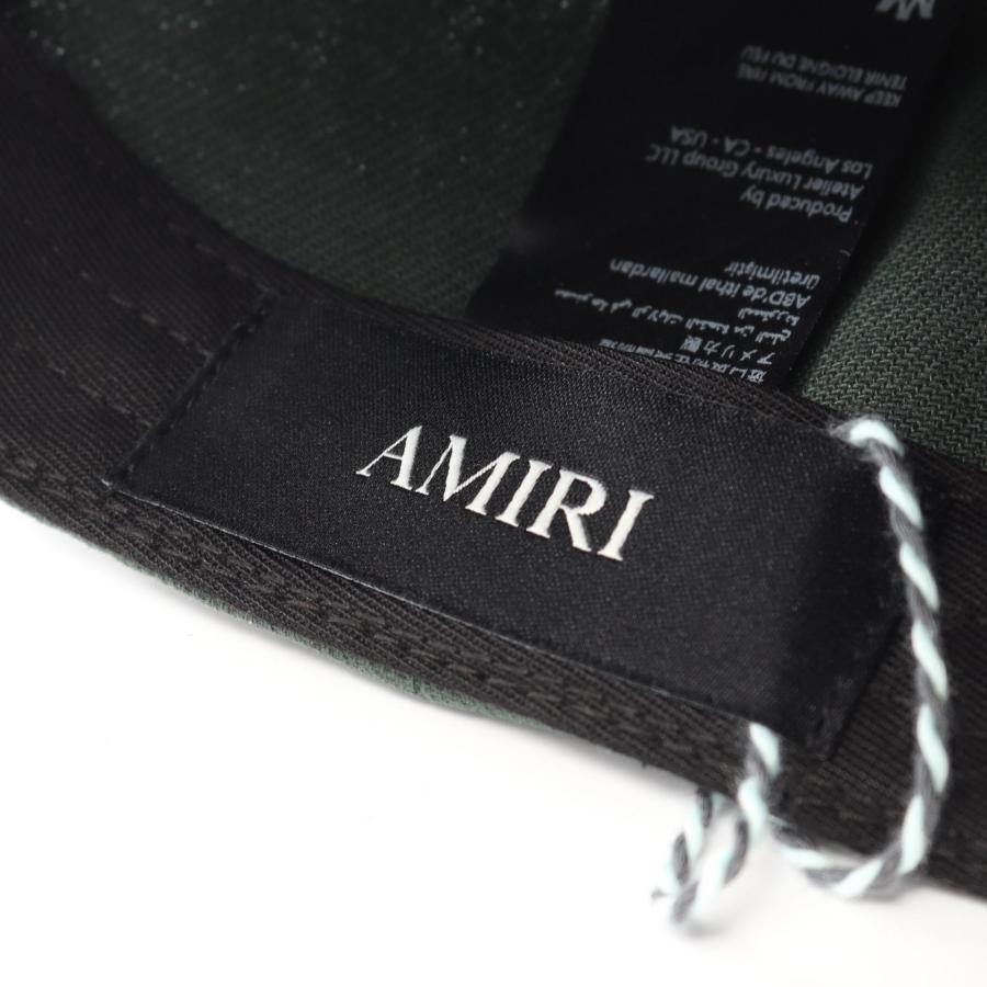 アミリ TWO TONE HAT ロゴ刺繍 ブランドオフ AMIRI レザー キャップ 綿 メンズ レディースの画像