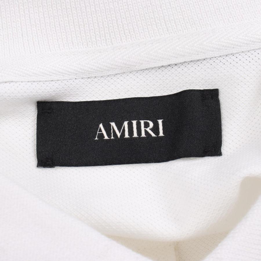 アミリ ロゴ刺繍 ブランドオフ AMIRI コットン ポロシャツ 綿 メンズの画像