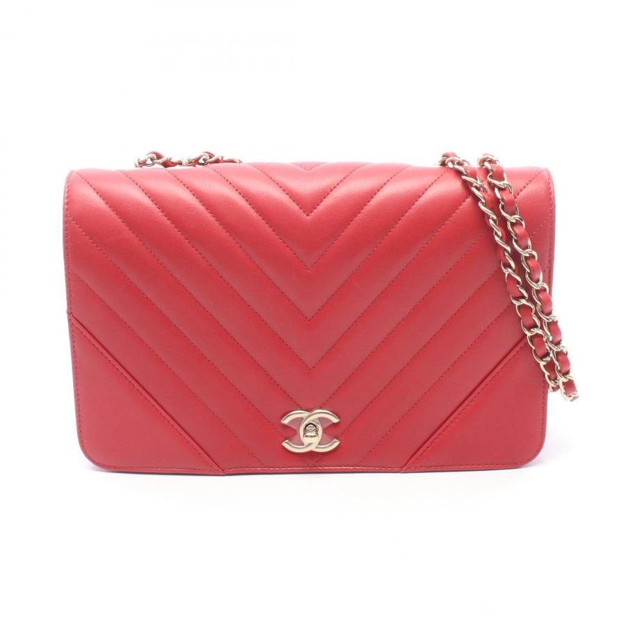 CHANEL（シャネル） シェブロン Vステッチ フルフラップ ブランドオフ 