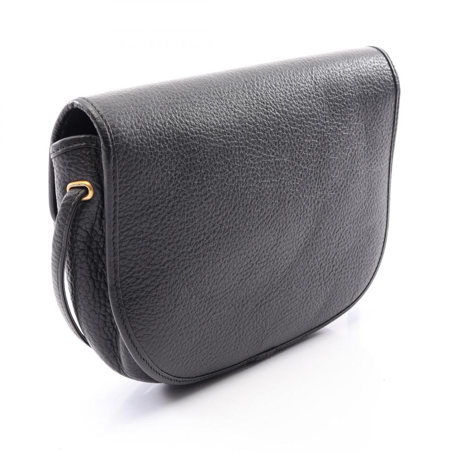 クリスチャンディオール ショルダーバッグ レザー ブラック 黒 CDロゴ ディオール CDロゴ ブランドオフ Dior レザー ショルダーバッグ 中古