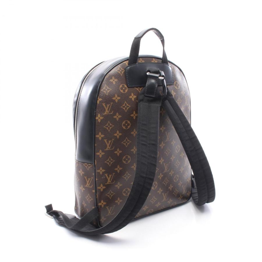 ルイヴィトン モノグラムマカサー ジョッシュ リュックサック ブラック LOUIS VUITTON（ルイ・ヴィトン） ジョッシュ モノグラムマカサー