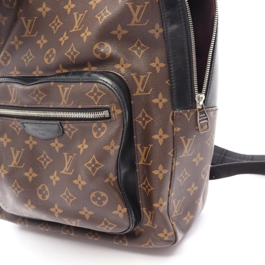 ルイヴィトン モノグラムマカサー ジョッシュ リュックサック ブラック LOUIS VUITTON（ルイ・ヴィトン） ジョッシュ ブランドオフ リュック