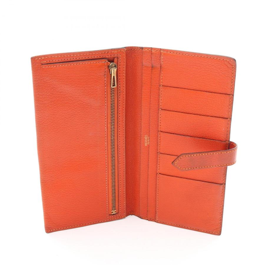 HERMES（エルメス） ベアンスフレ ブランドオフ レザー 二つ折り長財布