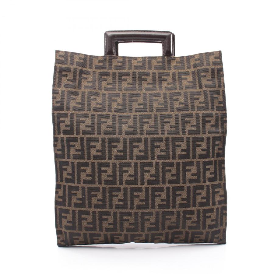 FENDI（フェンディ） ズッカ ブランドオフ キャンバス トートバッグ