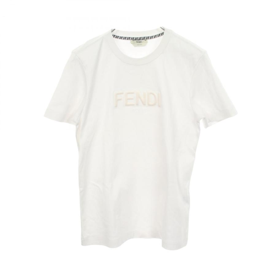 FENDI（フェンディ） エンボスロゴ クルーネック ブランドオフ 