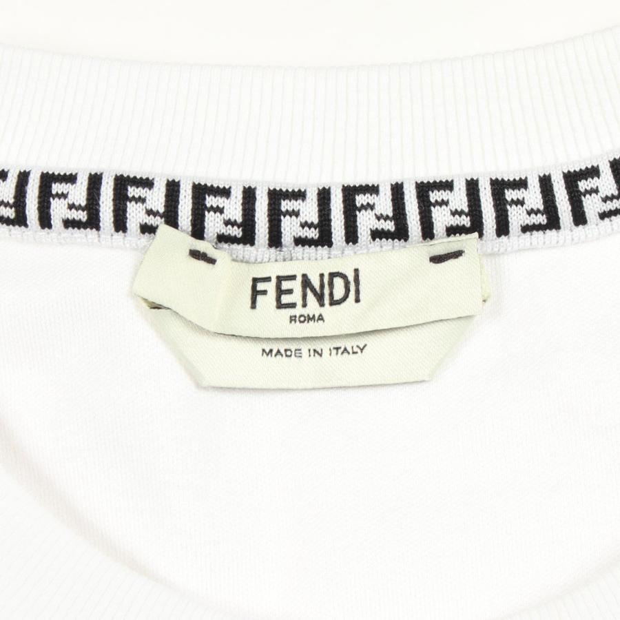 FENDI（フェンディ） エンボスロゴ クルーネック ブランドオフ 