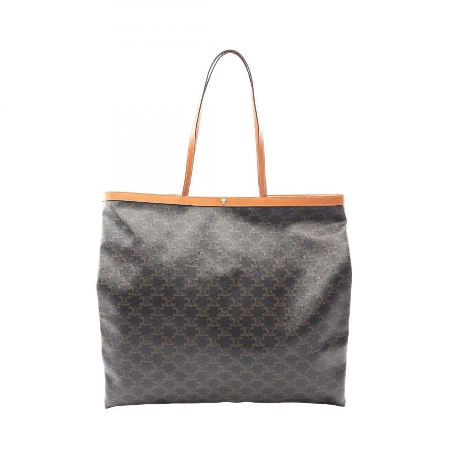 B セリーヌ CELINE トリオンフ柄 トートバッグ PVC CELINE（セリーヌ） 爆買 ビッグ フラット ショッパーバッグ
