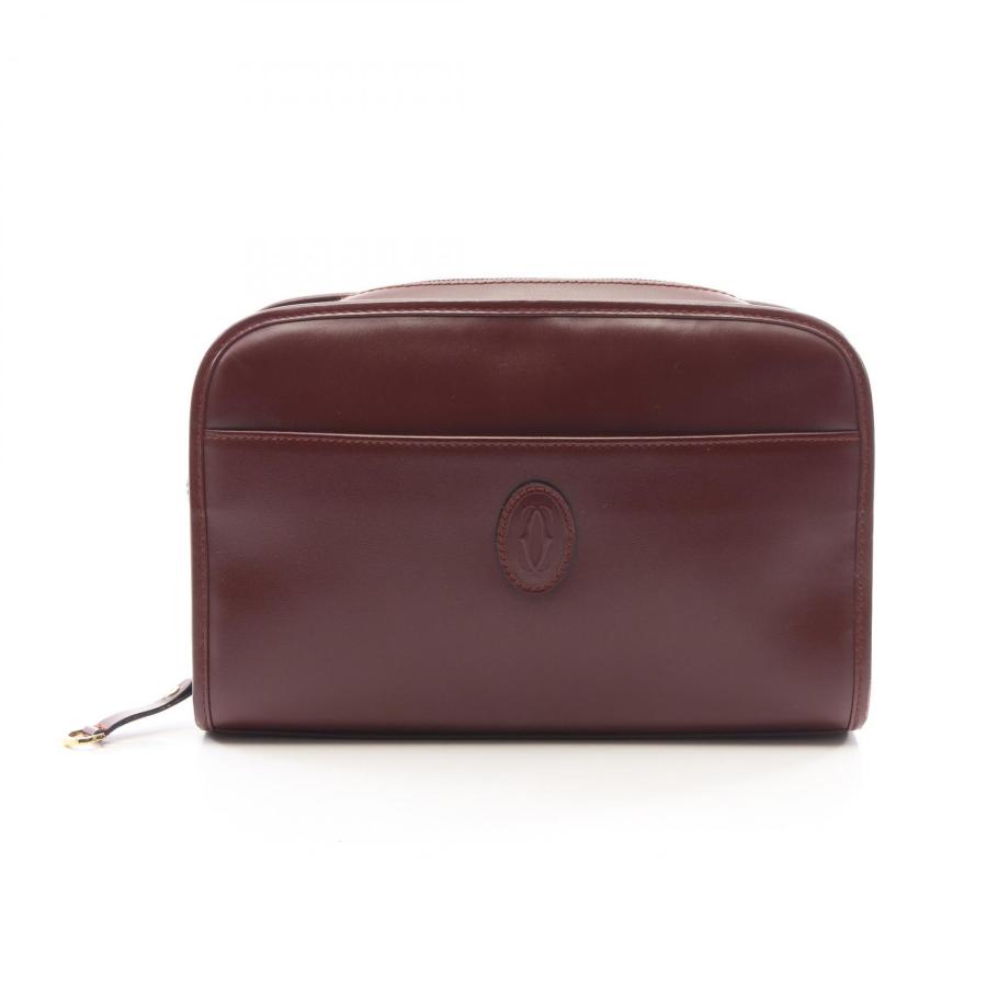 Cartier カルティエ マストライン チェーン付き パーティークラッチバッグ Cartier（カルティエ） マストライン ブランドオフ レザー セカンド