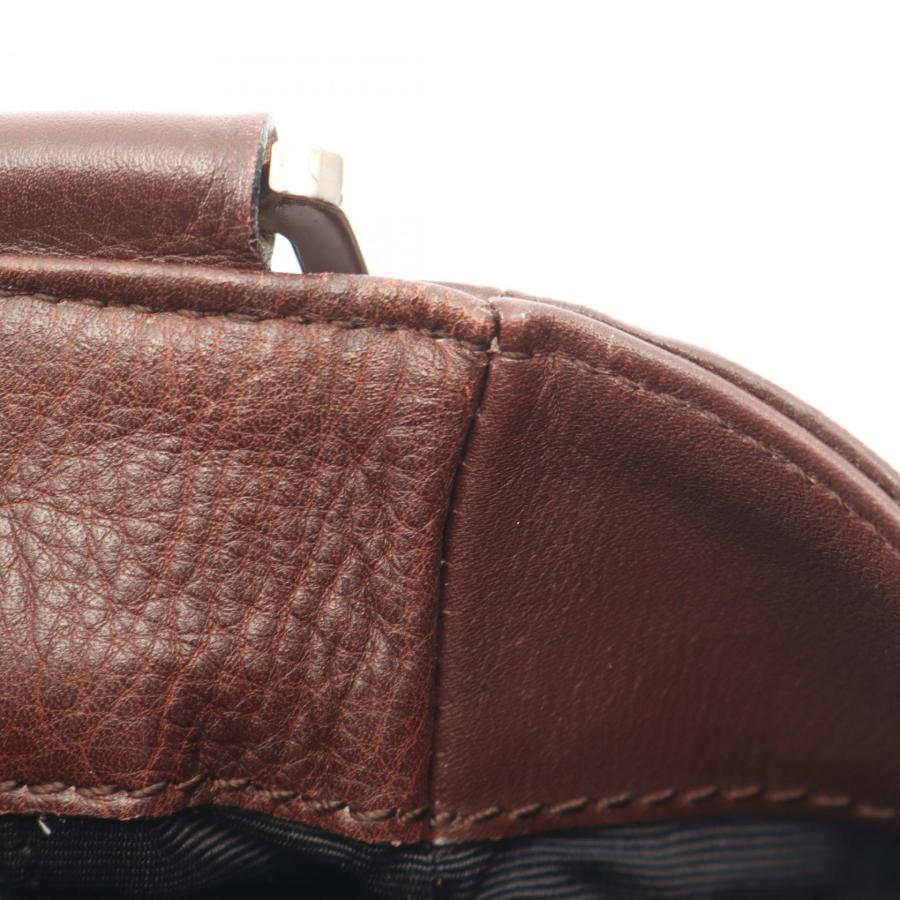 LOEWE（ロエベ） アナグラム ブランドオフ レザー ショルダーバッグ