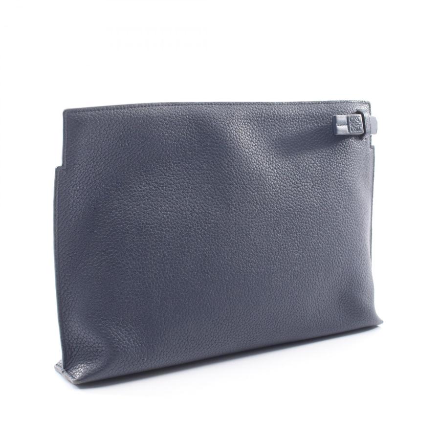 LOEWE（ロエベ） Tポーチ アナグラム ブランドオフ レザー セカンド