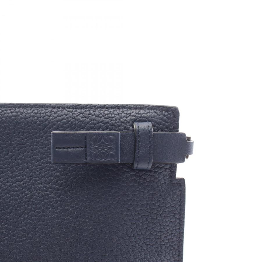LOEWE（ロエベ） Tポーチ アナグラム ブランドオフ レザー セカンド