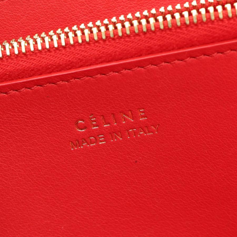 CELINE（セリーヌ） ブランドオフ レザー ラウンド長財布 レザー 中古