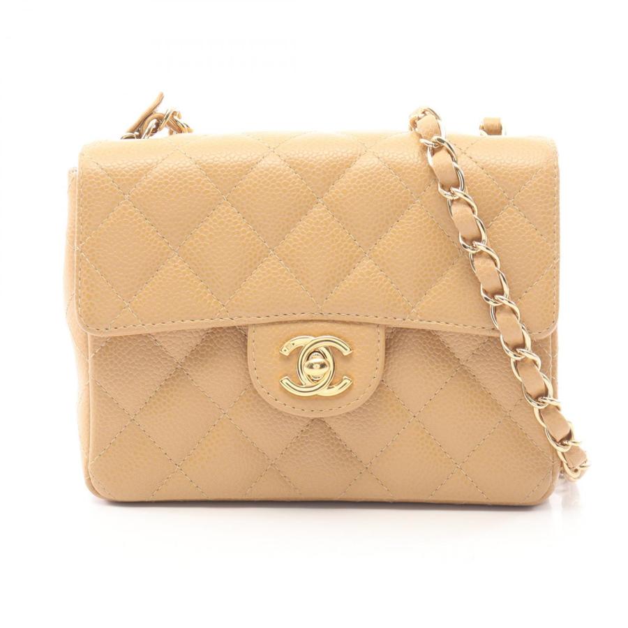 CHANEL（シャネル） ミニマトラッセ ブランドオフ キャビアスキン(グレ