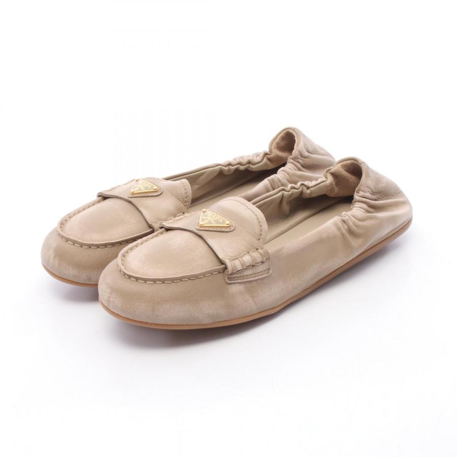 PRADA（プラダ） 三角プレート フラット ブランドオフ レザー