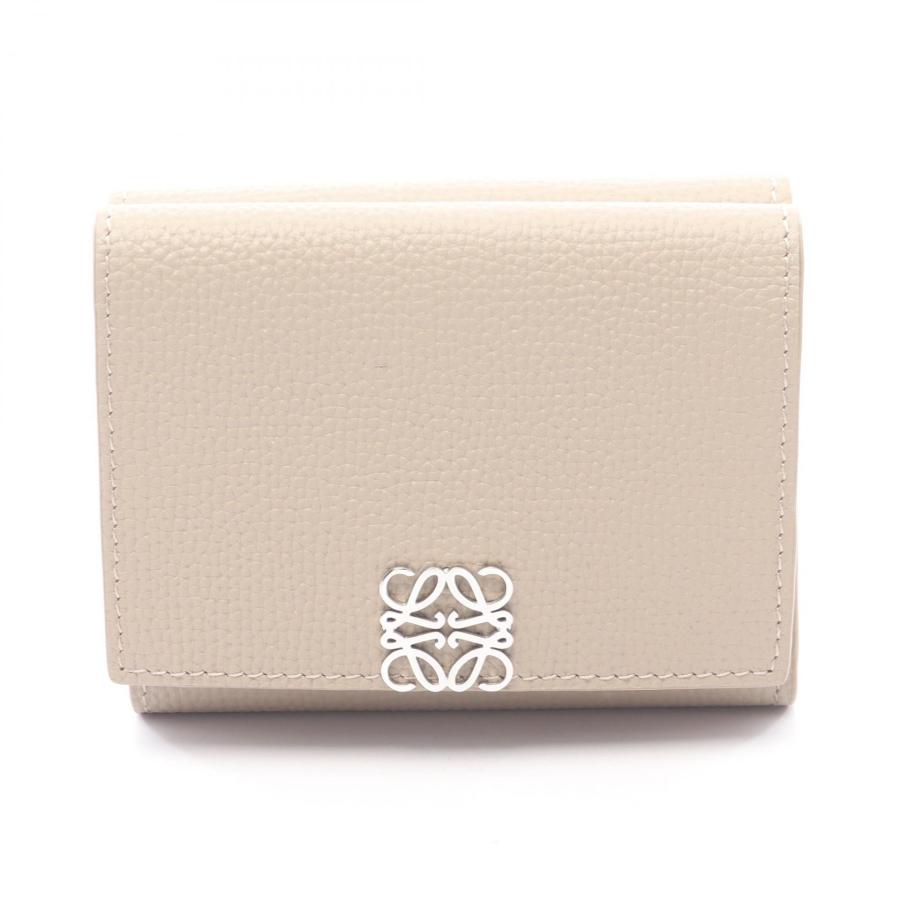LOEWE ロエベ／アナグラム トライフォールド 三つ折り財布 LOEWE（ロエベ） アナグラム トライフォールド ウォレット ブランド