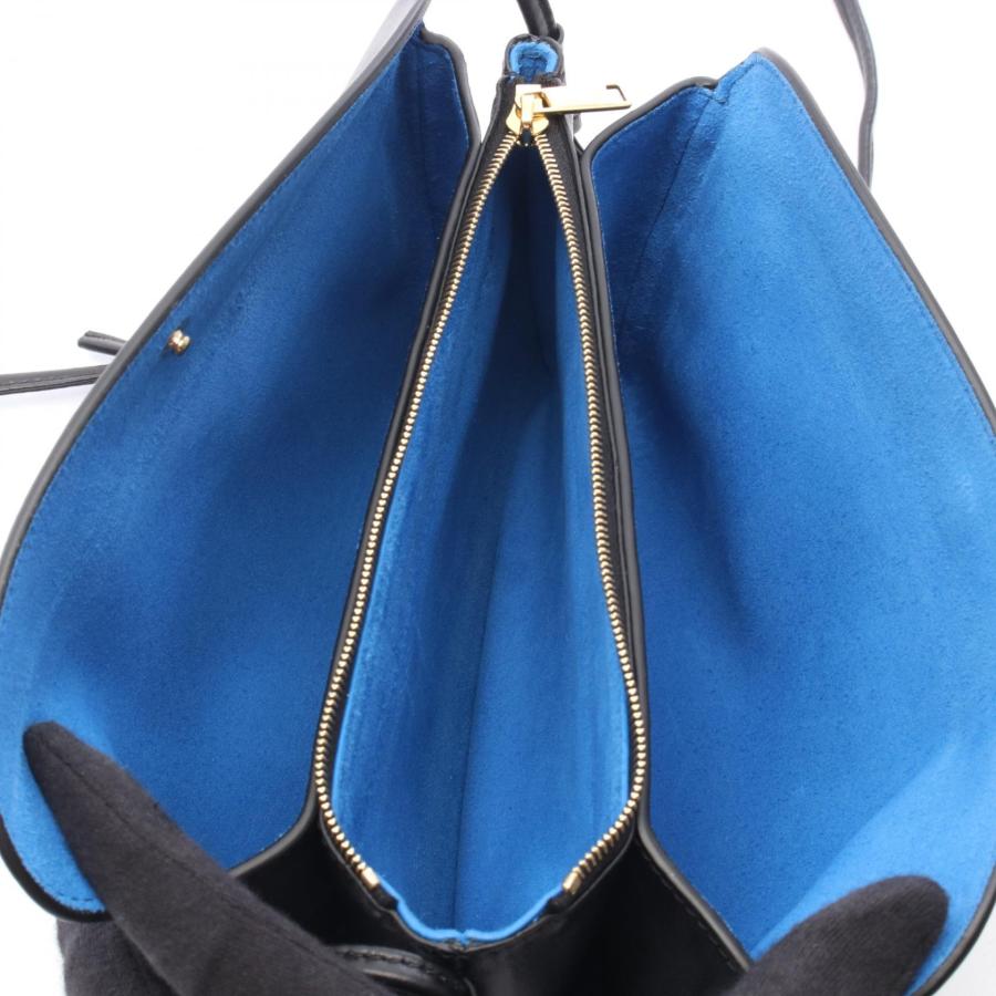 CELINE（セリーヌ） トリオ フラップ ブランドオフ レザー ショルダー
