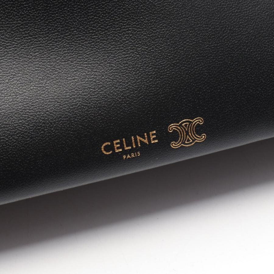 CELINE（セリーヌ） トリオ フラップ ブランドオフ レザー ショルダー