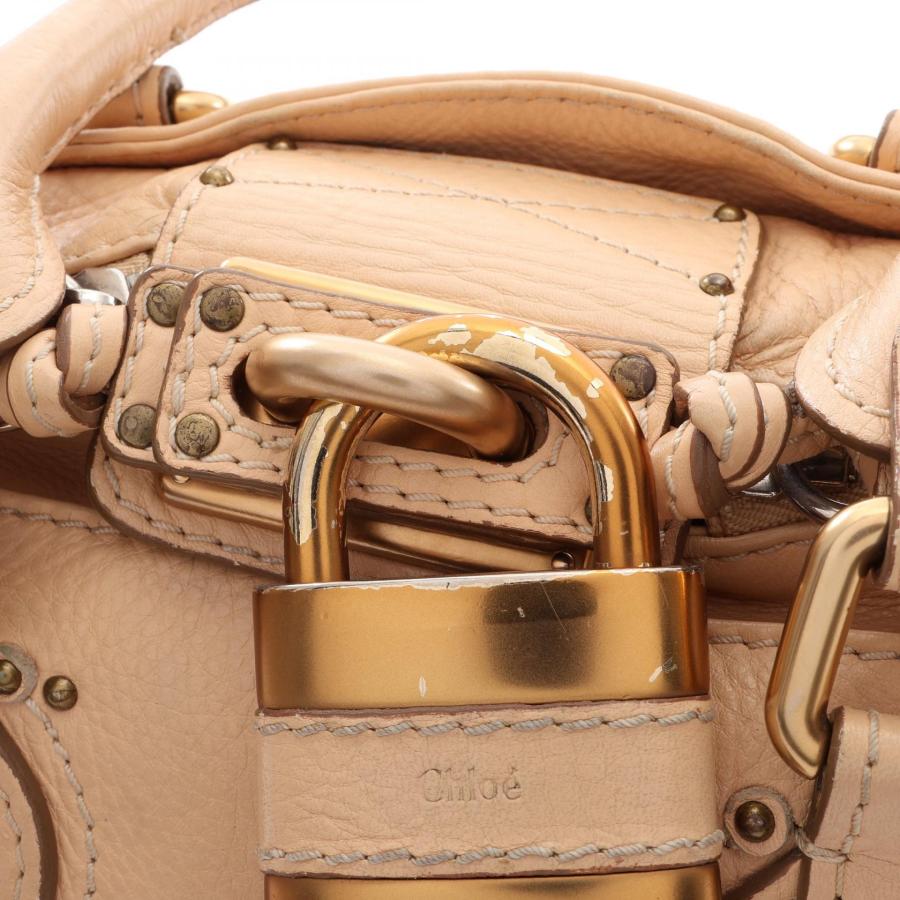 Chloe（クロエ） ミニパディントン ブランドオフ レザー ハンドバッグ