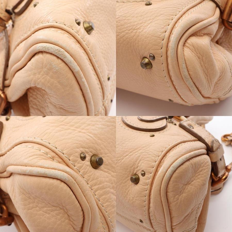 Chloe（クロエ） ミニパディントン ブランドオフ レザー ハンドバッグ