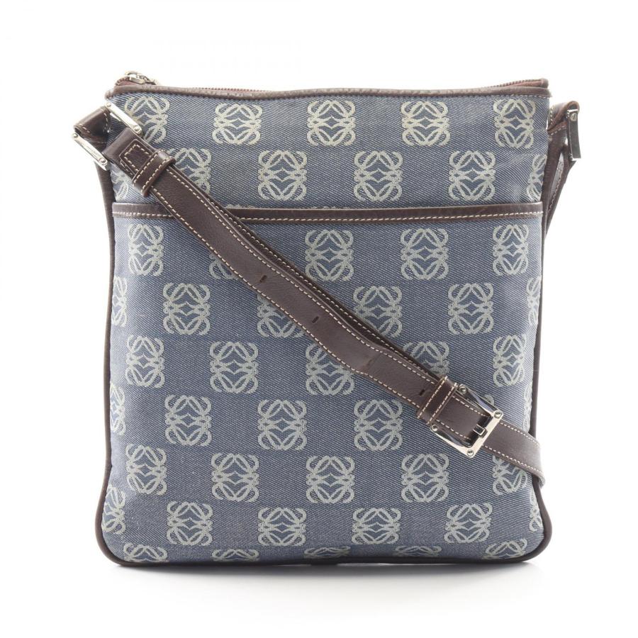 ロエベ ショルダーバッグ サコッシュ 斜めがけ リピートアナグラム キャンバス LOEWE（ロエベ） アナグラム ショルダーバッグ ブランドオフ