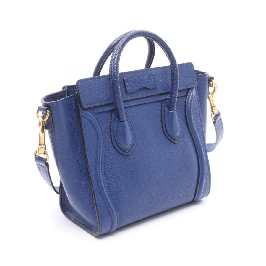 【美品】セリーヌ 2way ラゲージ ナノ ハンドバッグ ショルダーバッグ CELINE（セリーヌ） ラゲージ ナノショッパー 2WAY ブランドオフ
