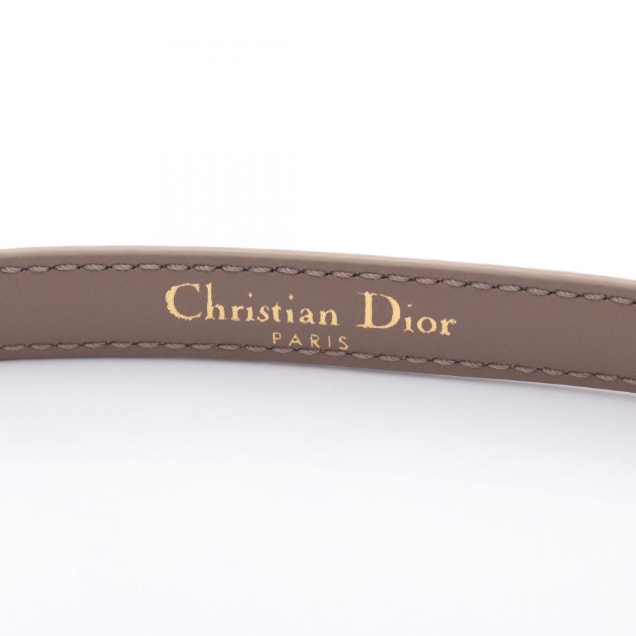 ディオール CDロゴ ブランドオフ Dior レザー ベルト 中古 レディース