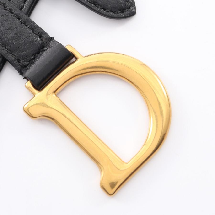 H368r◾️クリスチャンディオール　レザーベルト　サドル ディオール SADDLE サドル ブランドオフ Dior レザー ベルト 中古