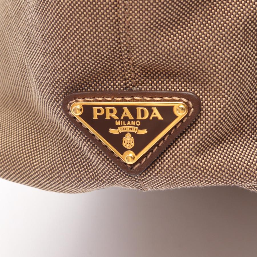 PRADA（プラダ） ロゴジャガード リボン 2WAY ブランドオフ キャンバス