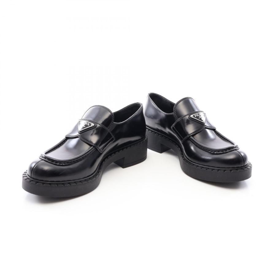 PRADA（プラダ） 三角プレート ブランドオフ レザー ローファー 中古