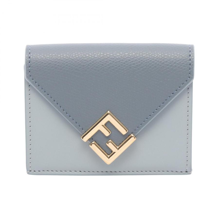 FENDIフェンディ FFダイヤモンド 三つ折り財布 FENDI（フェンディ） FFダイヤモンド ブランドオフ レザー 三つ折り