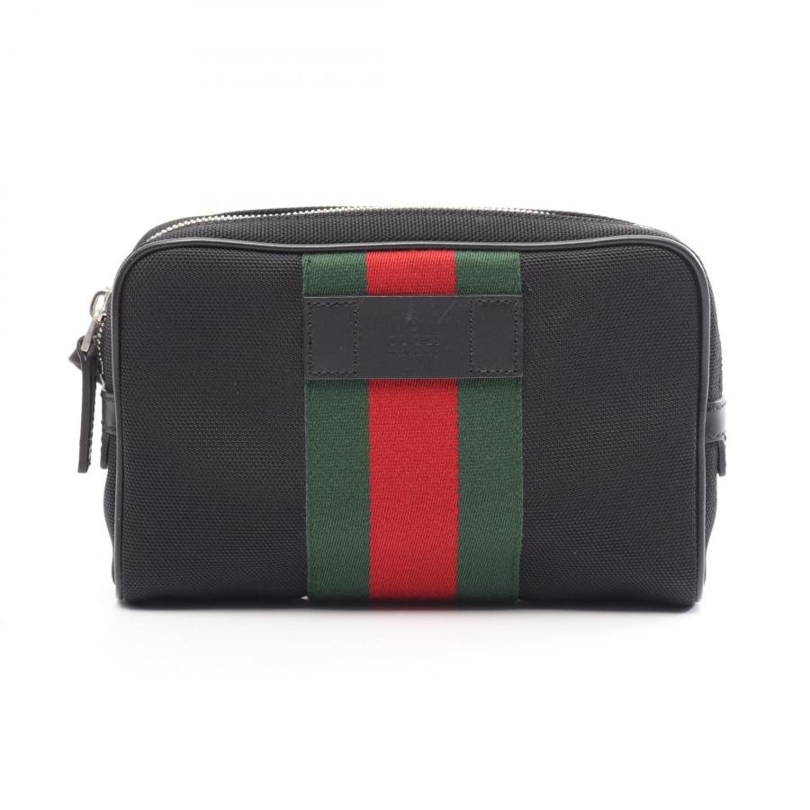 極美品 Gucci グッチ ボディバッグ GG 斜め掛け◎ シェリーライン GUCCI（グッチ） シェリーライン ブランドオフ キャンバス ウエスト