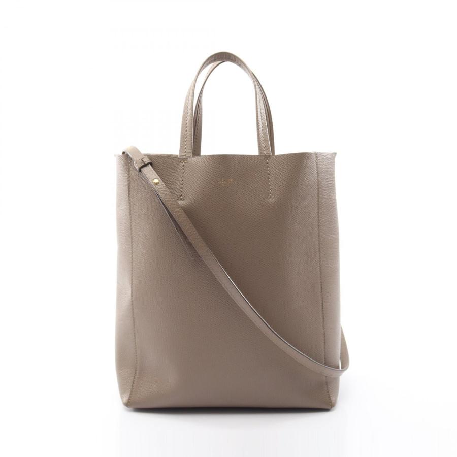 CELINE セリーヌ バーティカルカバ スモール レザー トート バッグ CELINE（セリーヌ） バーティカル スモール カバ 2WAY ブランドオフ