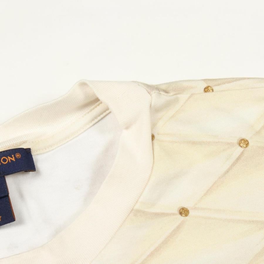 LOUIS VUITTON ベージュ Tシャツ チェーン付き LOUIS VUITTON（ルイ・ヴィトン） チェーン付き 総柄 ブランドオフ