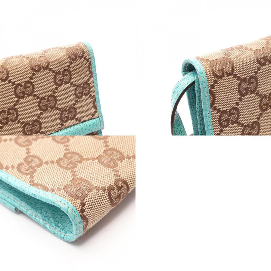 GUCCI（グッチ） バンブー ブランドオフ キャンバス ショルダーバッグ
