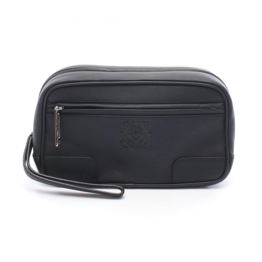 LOEWE（ロエベ） アナグラム ブランドオフ レザー セカンドバッグ