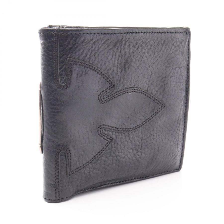 CHROME HEARTS クロムハーツ 二つ折り財布 キャッシングインウォレット フレアニー ホースシューボタン クロムハーツ キャッシングインウォレット フレアニー ホースシュー