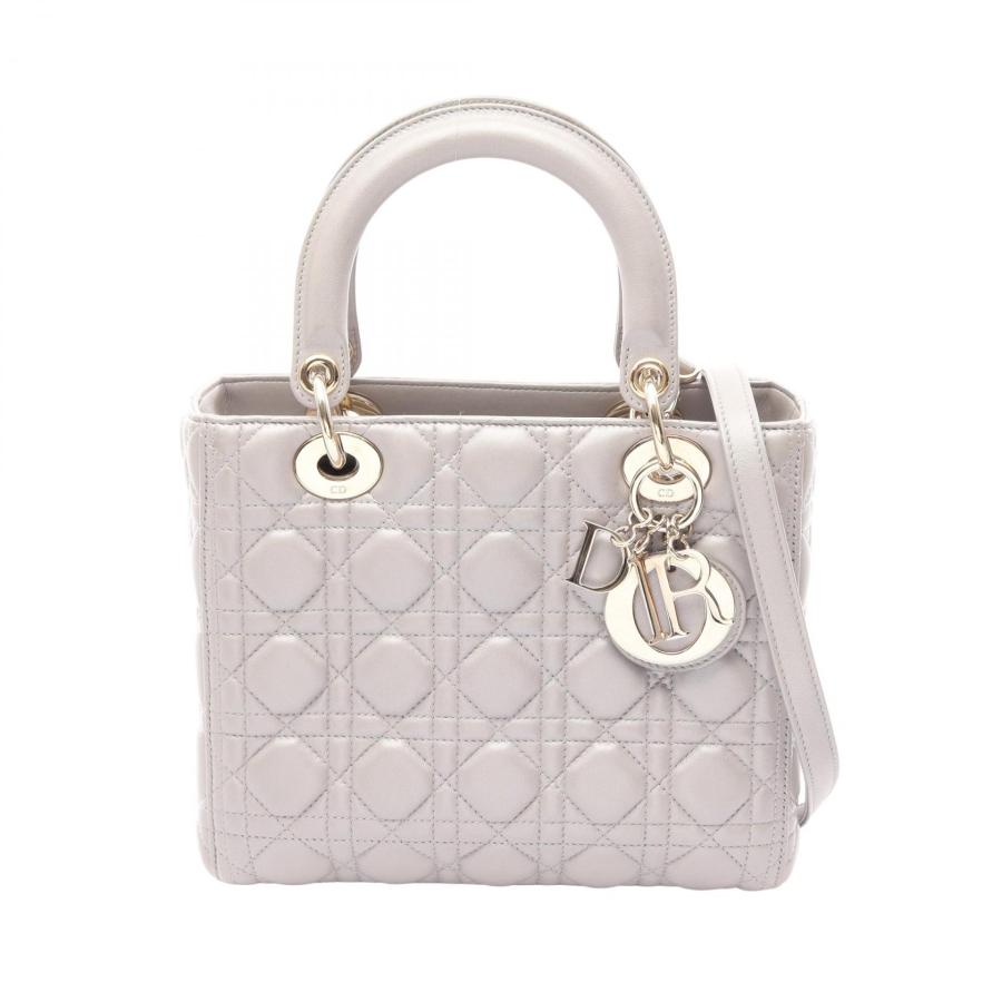 Lady Dior 【ラムスキン】 カナージュ ハンドバッグ DIOR (ディオール