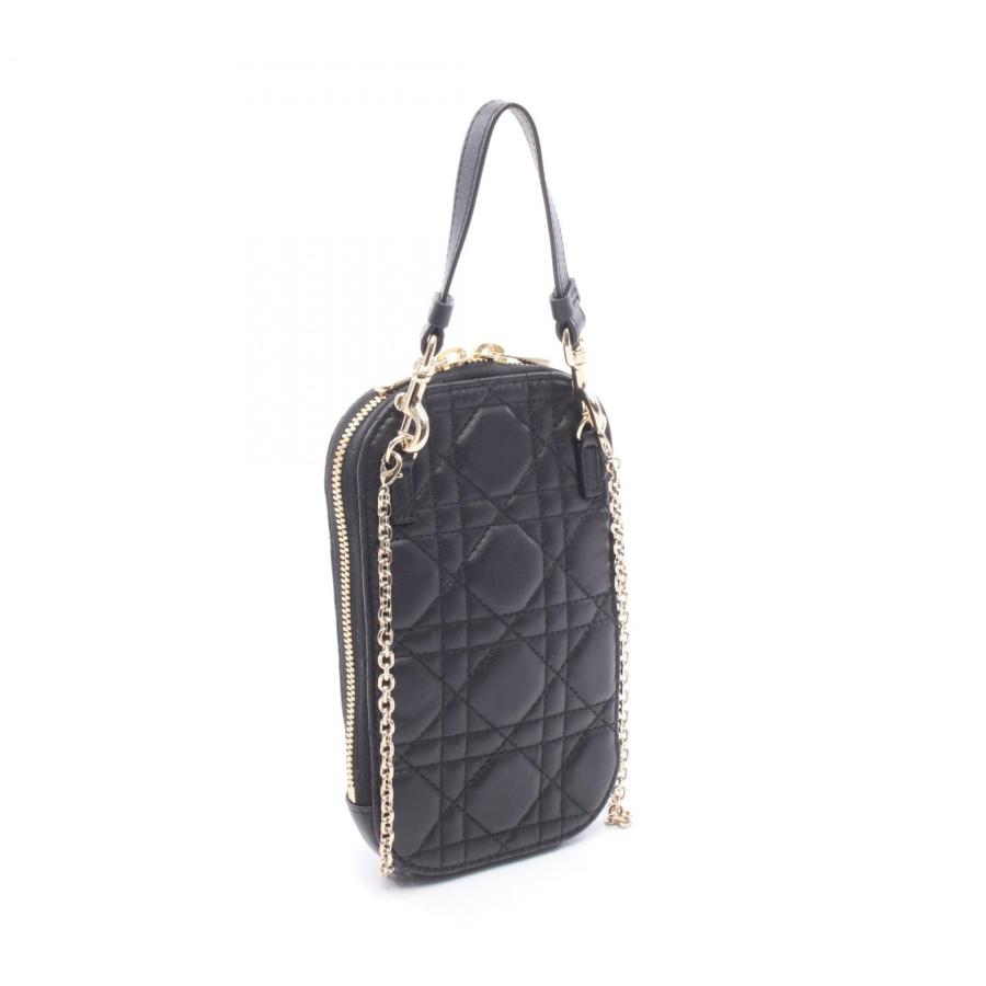 ディオール LADY DIOR レディディオール フォンホルダー カナージュ