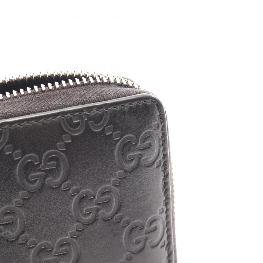 GUCCI（グッチ） グッチシマ ブランドオフ レザー ラウンド長財布