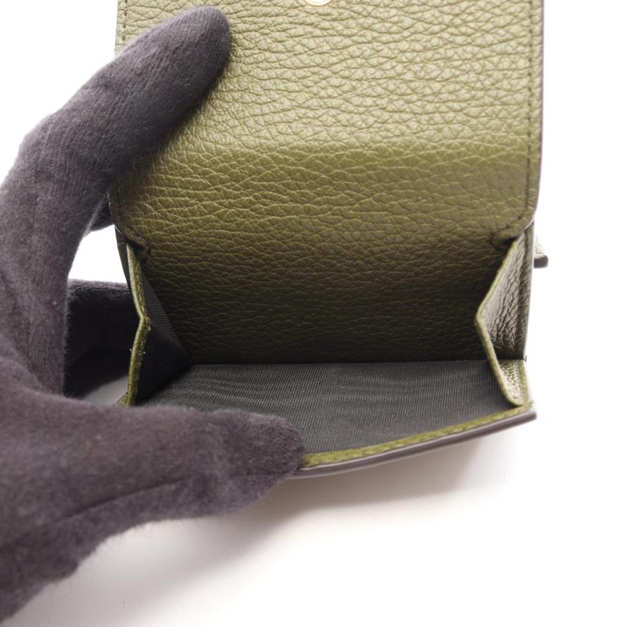 GUCCI（グッチ） ミニウォレット ロゴ ブランドオフ レザー 三つ折り